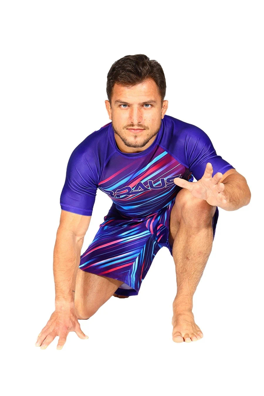 Neon Strike No Gi Rash Guard Short Sleeve