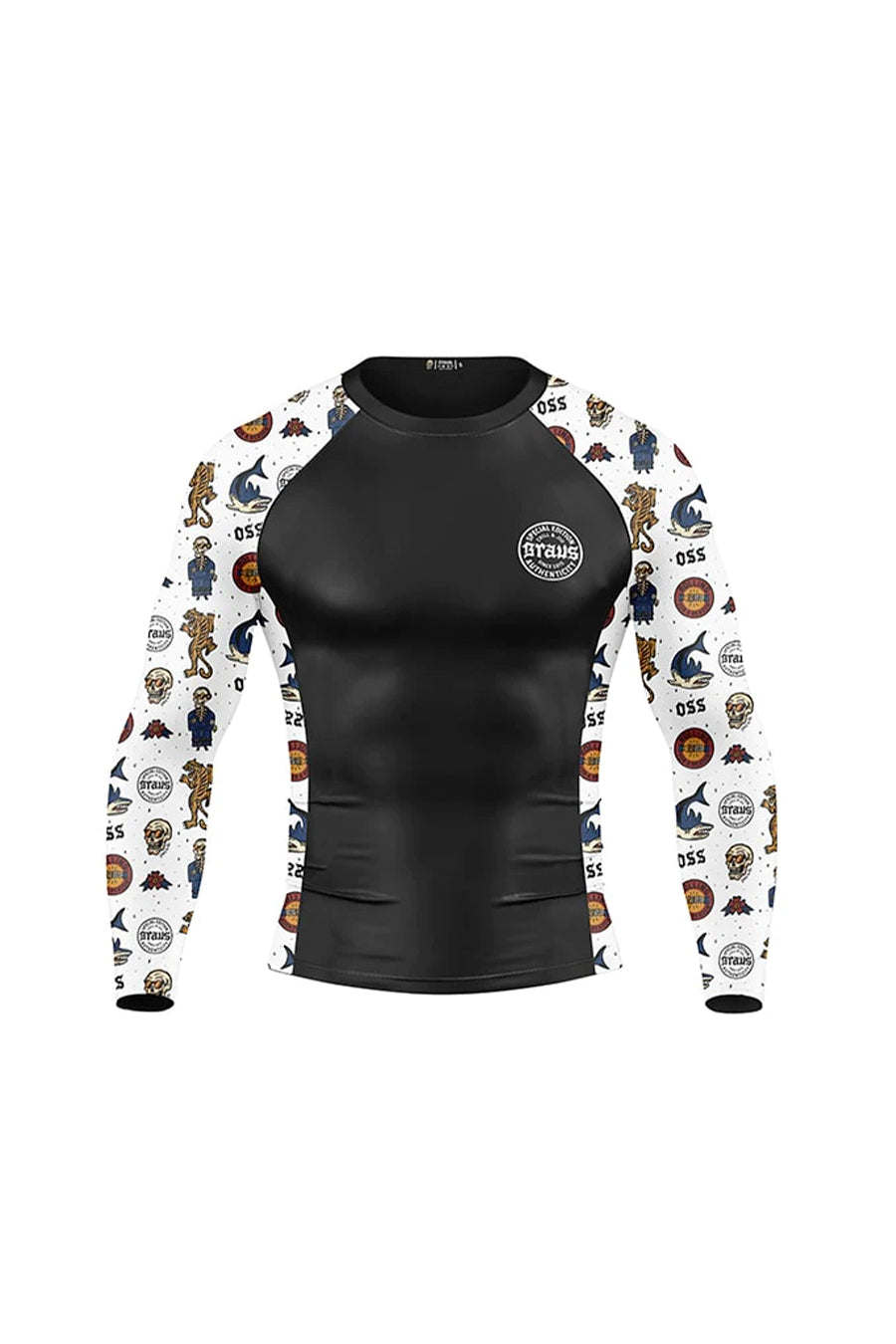 Chill and Jiu No Gi Rash Guard Langarm