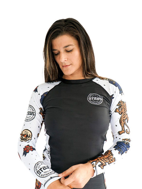 Chill and Jiu No Gi Rash Guard Langarm