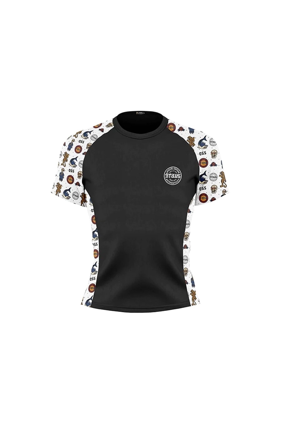 Chill and Jiu Kids No Gi Rash Guard Kurzarm