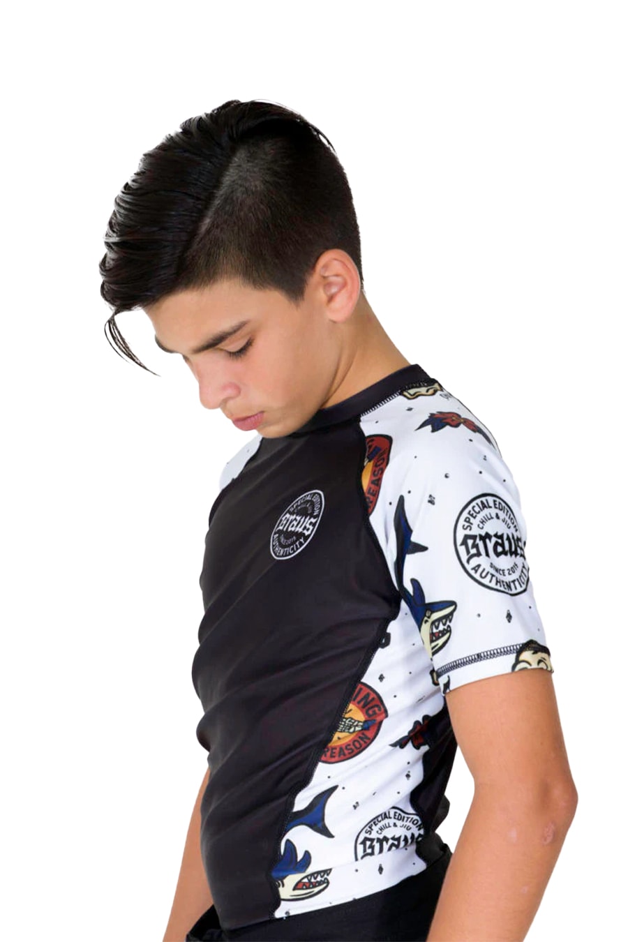 Chill and Jiu Kids No Gi Rash Guard Kurzarm