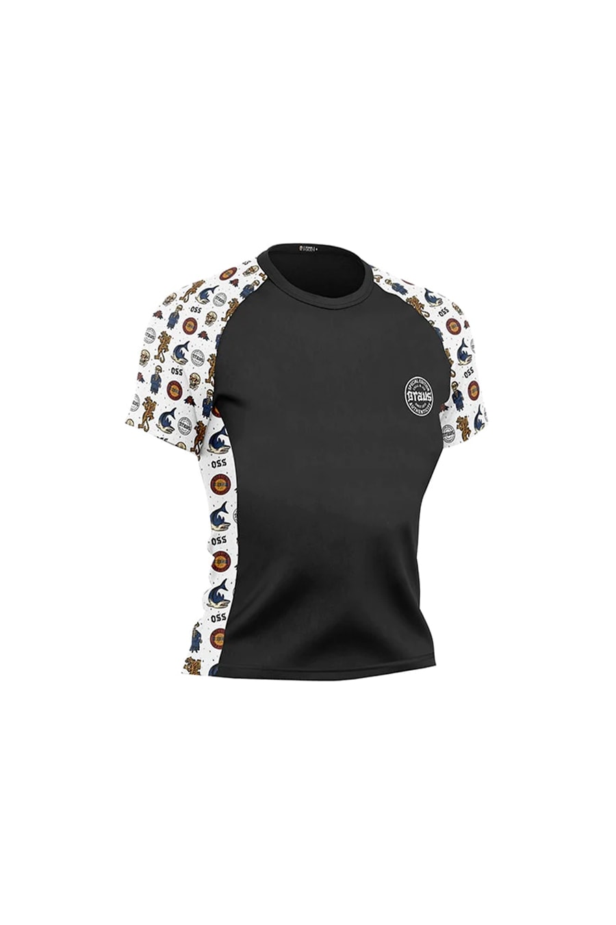 Chill and Jiu Kids No Gi Rash Guard Short Sleeve