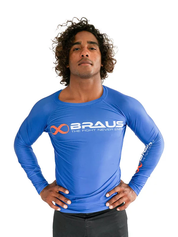 Ranked No Gi Rash Guard Long Sleeve