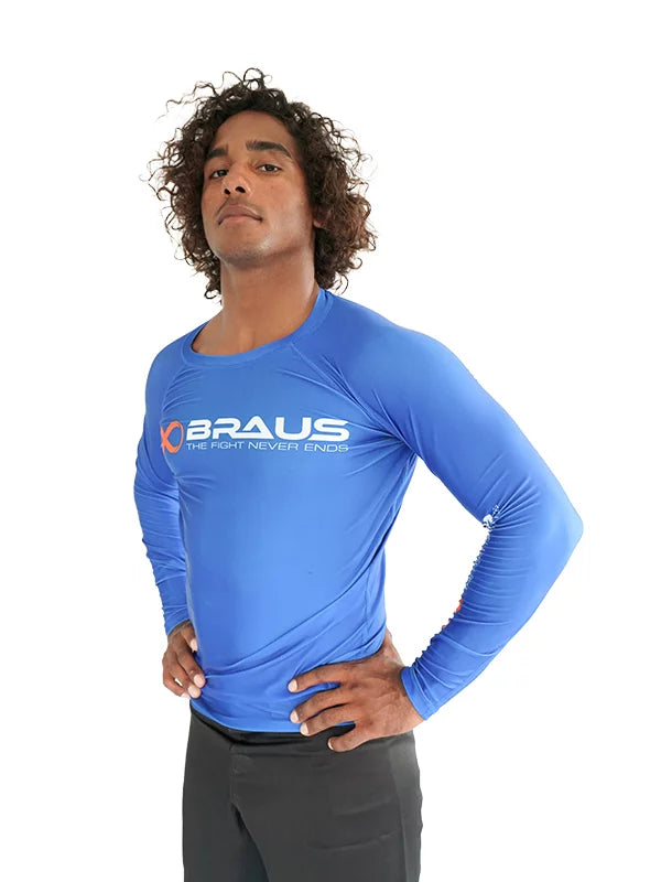 Ranked No Gi Rash Guard Long Sleeve