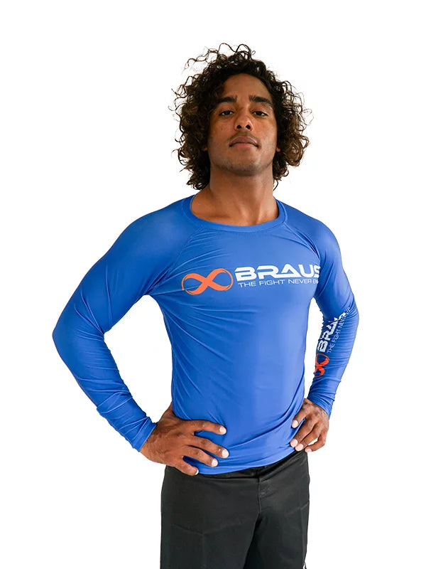 Ranked No Gi Rash Guard Long Sleeve