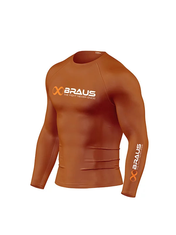 Ranked No Gi Rash Guard Long Sleeve