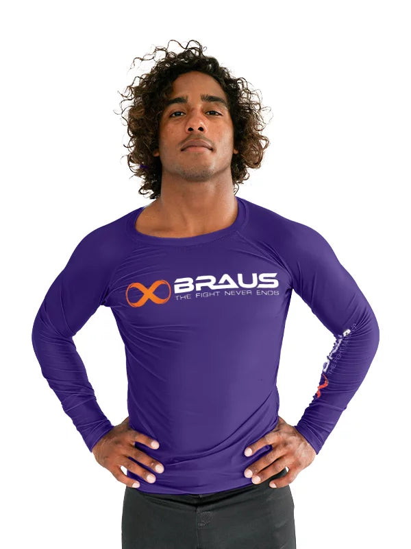 Ranked No Gi Rash Guard Long Sleeve