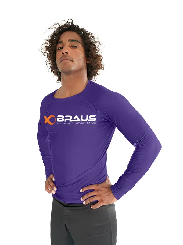 Ranked No Gi Rash Guard Long Sleeve