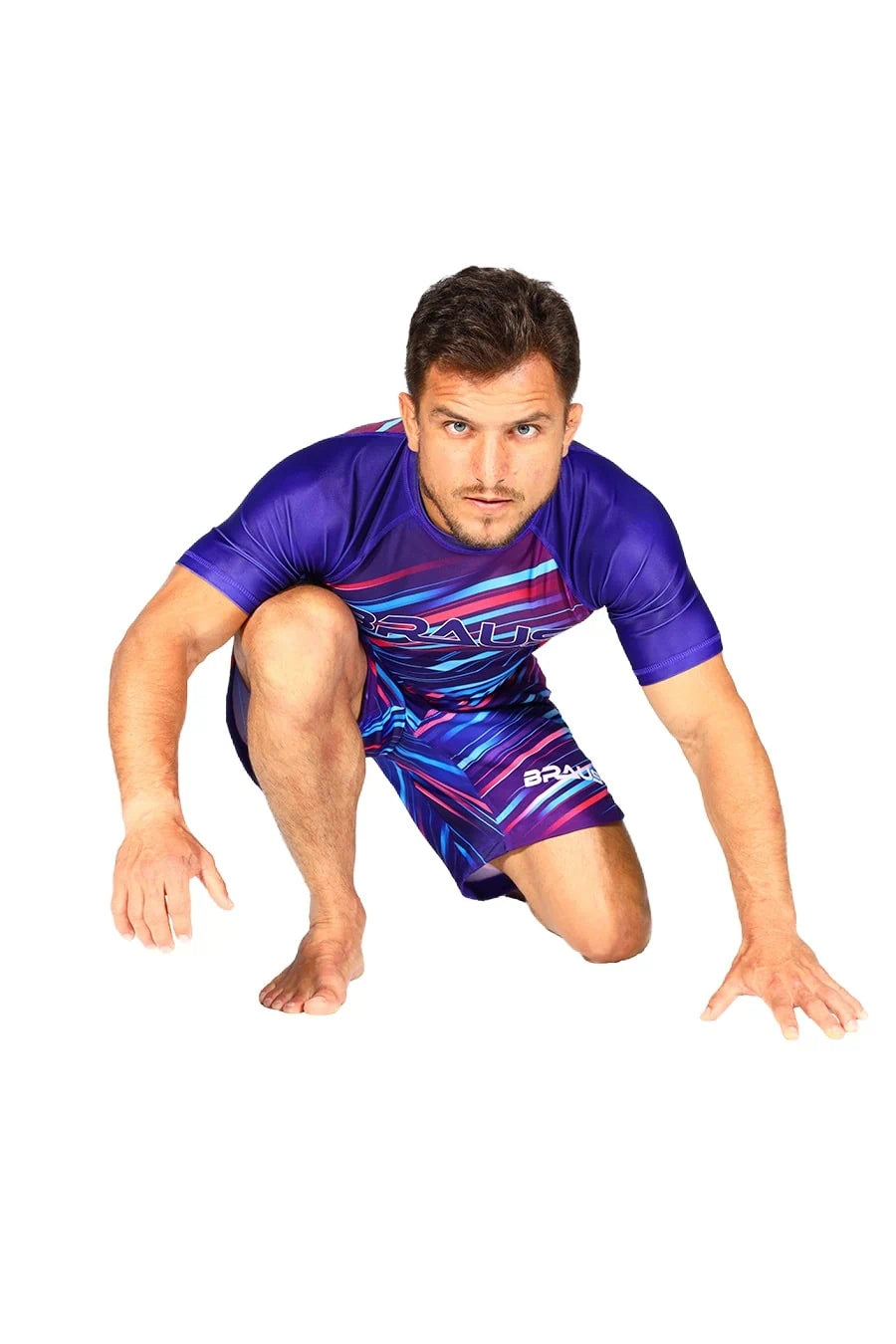 Neon Strike No Gi Rash Guard Short Sleeve