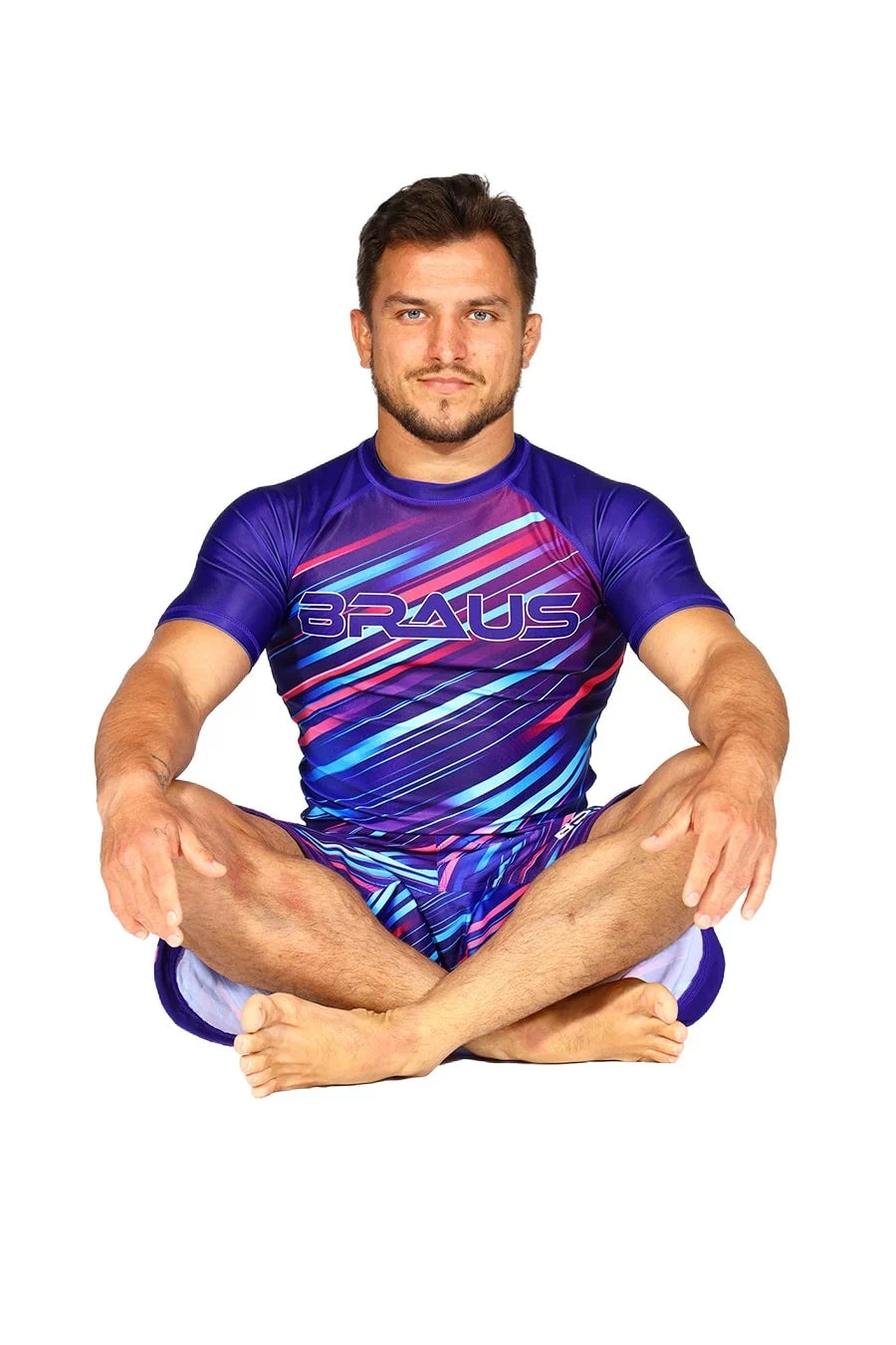 Neon Strike No Gi Rash Guard Short Sleeve