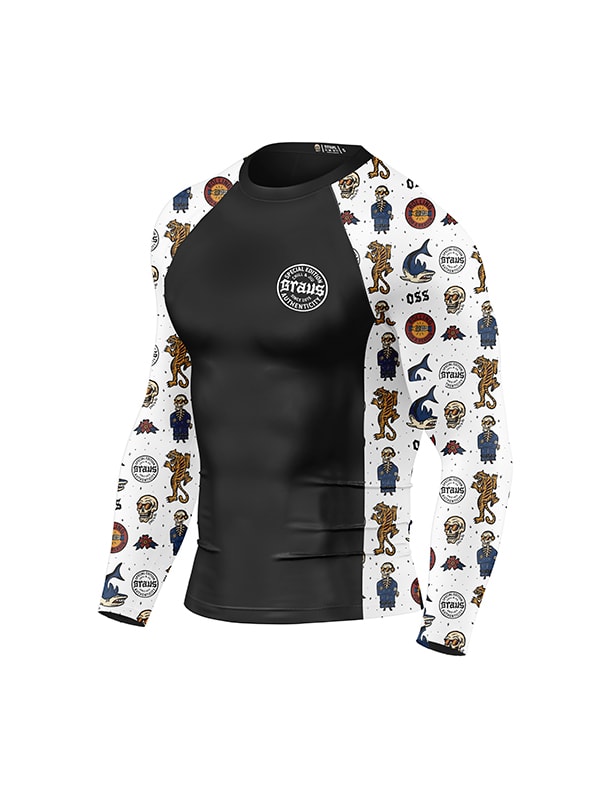 Chill and Jiu No Gi Rash Guard Long Sleeve