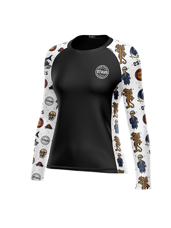 Chill and Jiu No Gi Rash Guard Long Sleeve