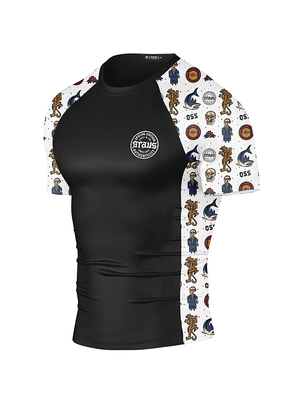 Chill and Jiu No Gi Rash Guard Kurzarm