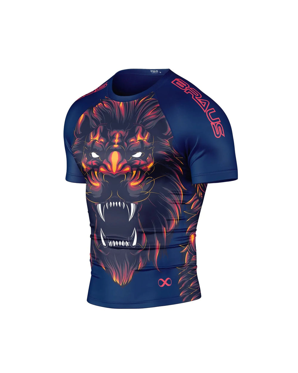 Lion No Gi Rash Guard Kurzarm