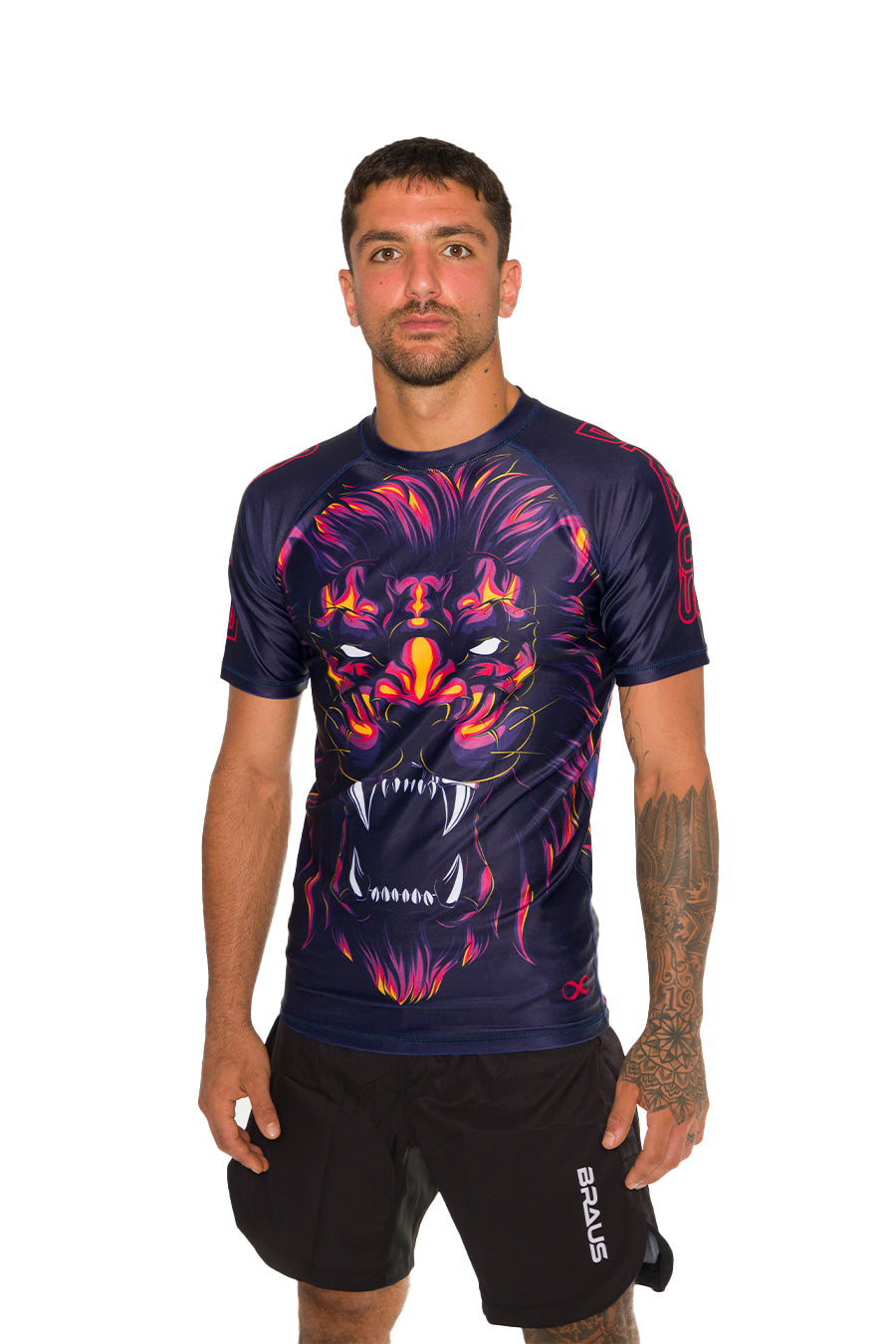 Lion No Gi Rash Guard Short Sleeve