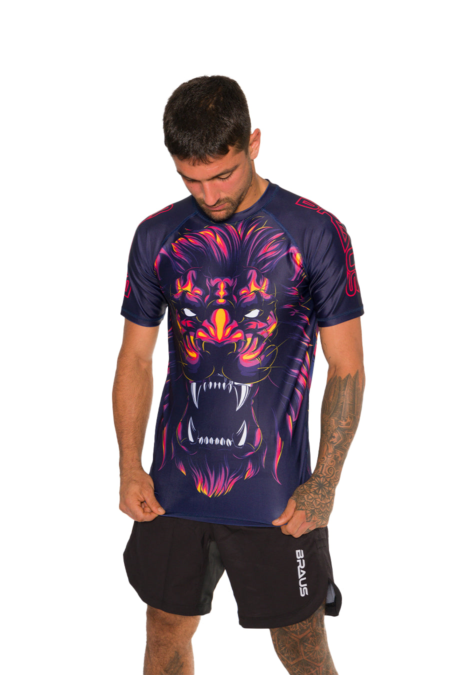 Lion No Gi Rash Guard Short Sleeve