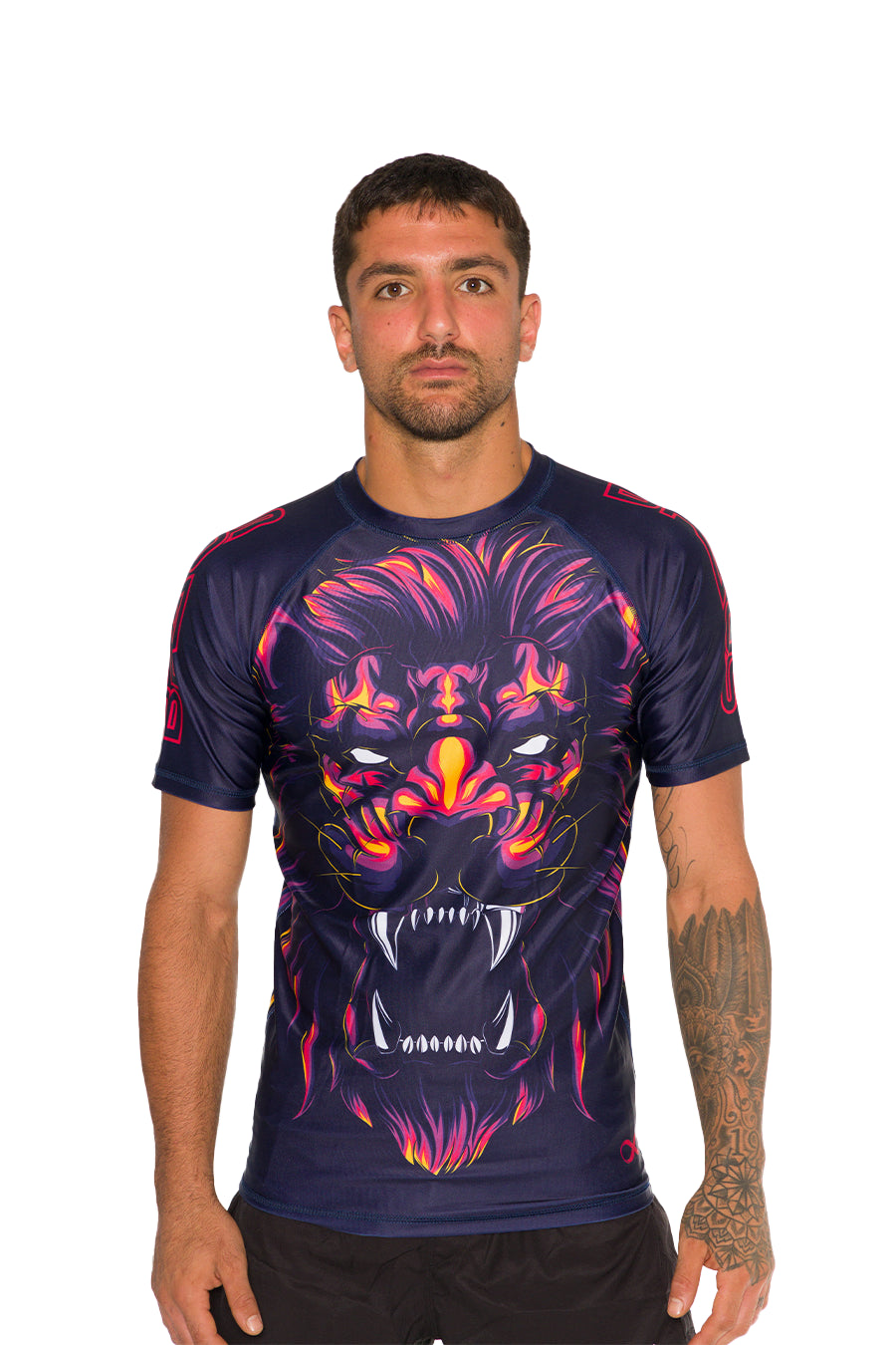 Lion No Gi Rash Guard Short Sleeve