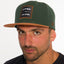 Living Jiu Jitsu Snapback Hut Armeegrün