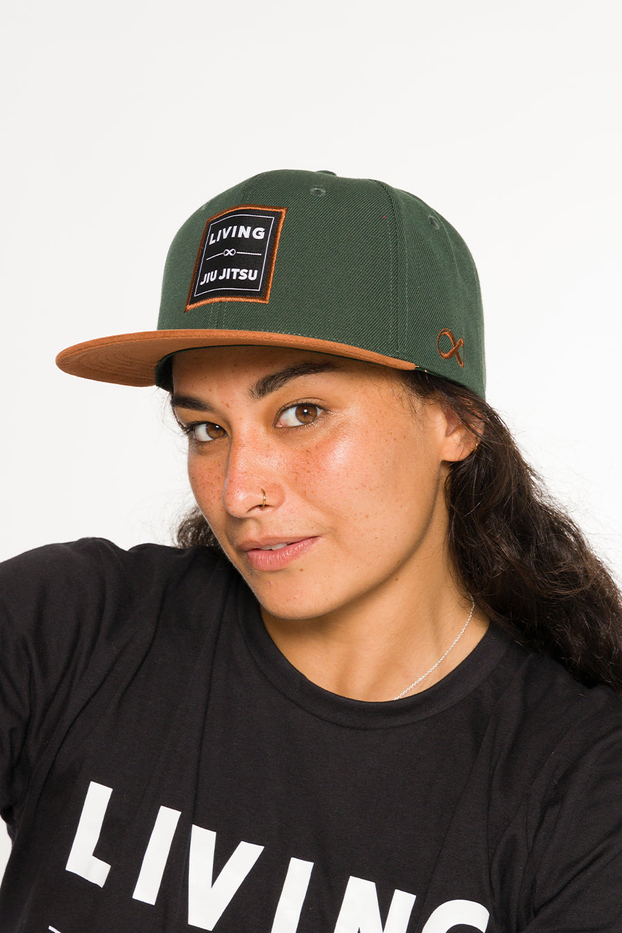 Living Jiu Jitsu Snapback Hat Army Green