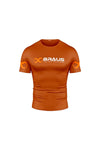 Braus Fight Australia Jiu Jitsu No Gi Rash Guard Short Sleeve White Men Front