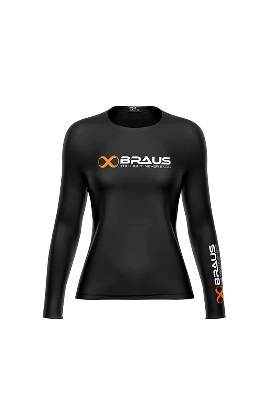 Rangiertes Rashguard-Langarmshirt für Damen