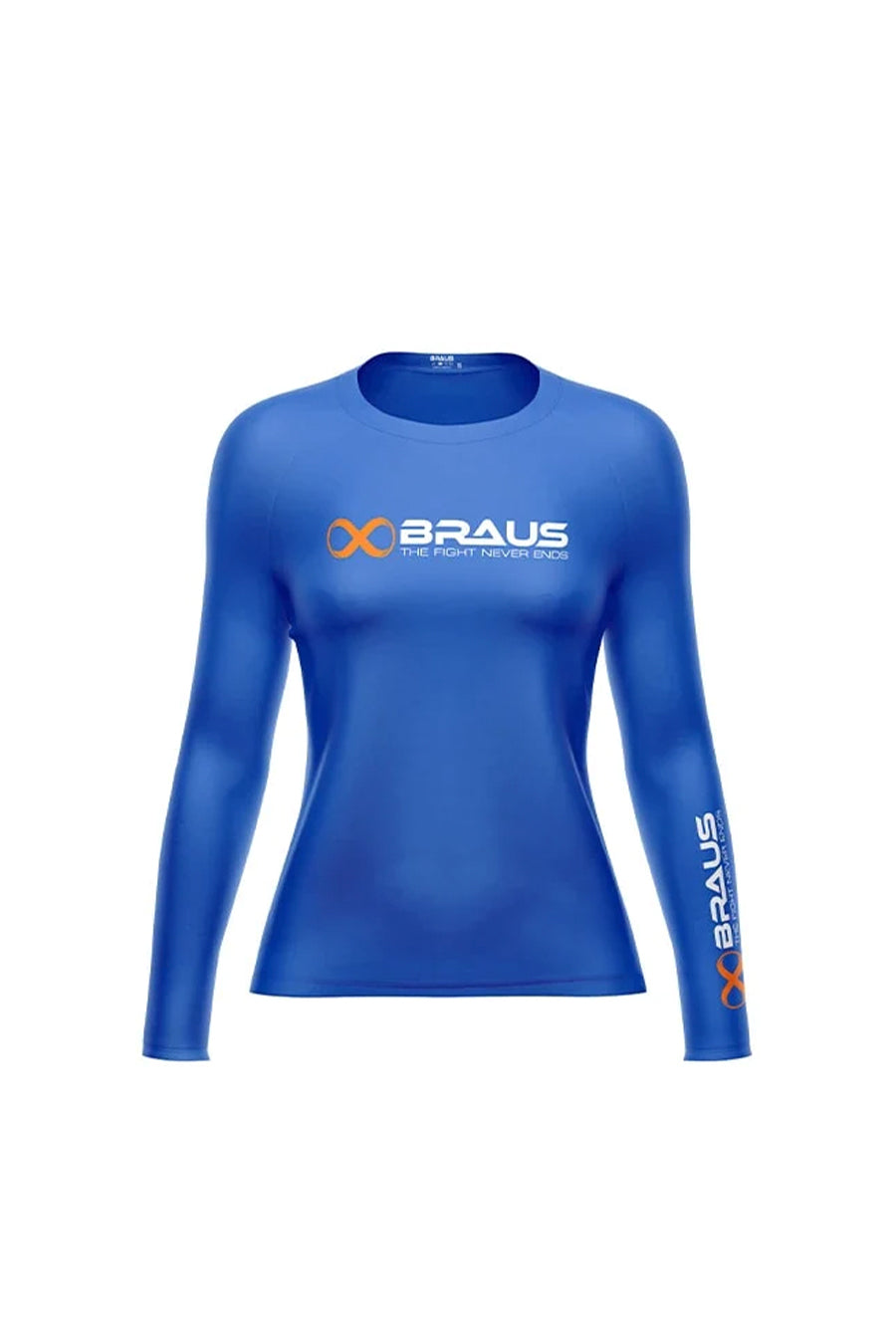 Rangiertes Rashguard-Langarmshirt für Damen