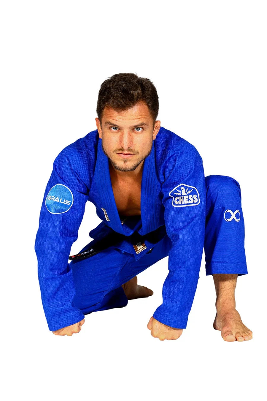 Braus Fight Europe Chess BJJ Gi Blue