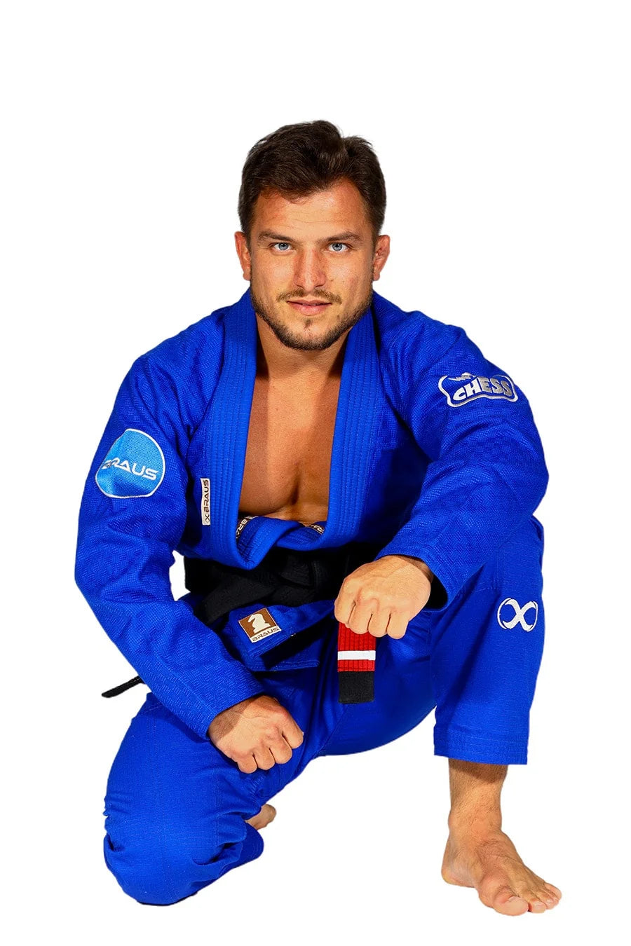 Braus Fight Europe Chess BJJ Gi Blue