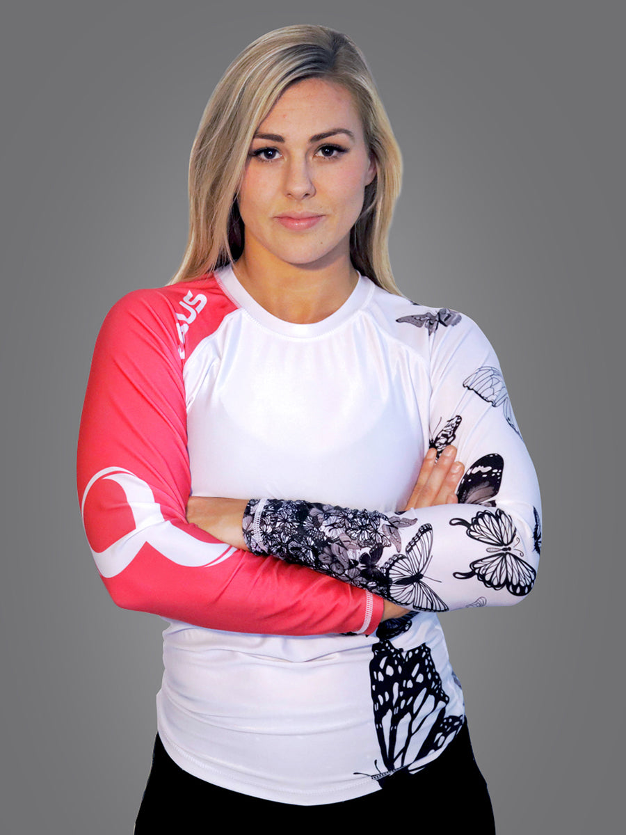 Butterfly Guard Women's buy Jiu Jitsu BJJ Rash Guard