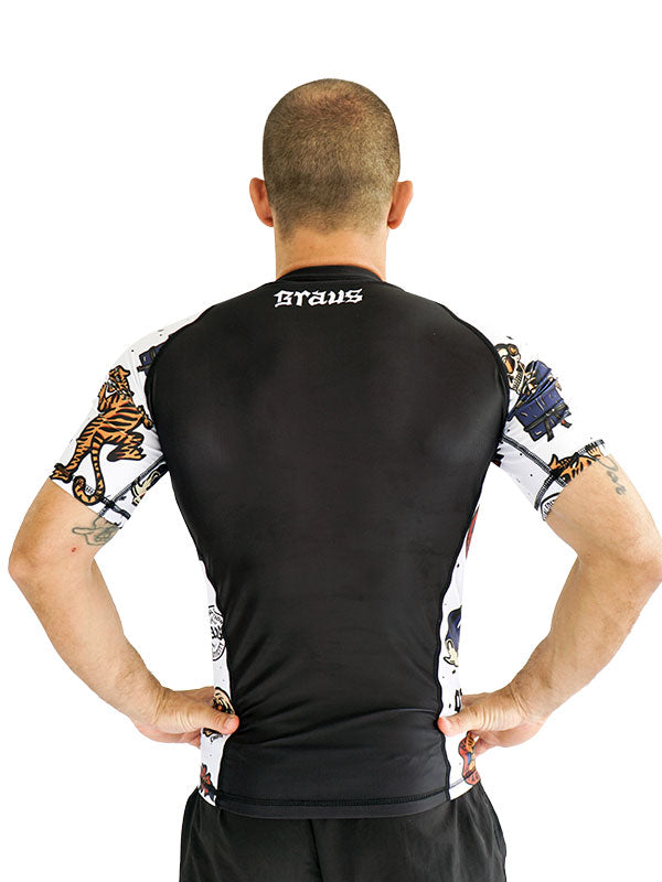 Chill and Jiu No Gi Rash Guard Short Sleeve