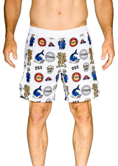 Chill N Jiu No Gi Fight Short - Braus Fight Jiu Jitsu #1 BJJ Brand