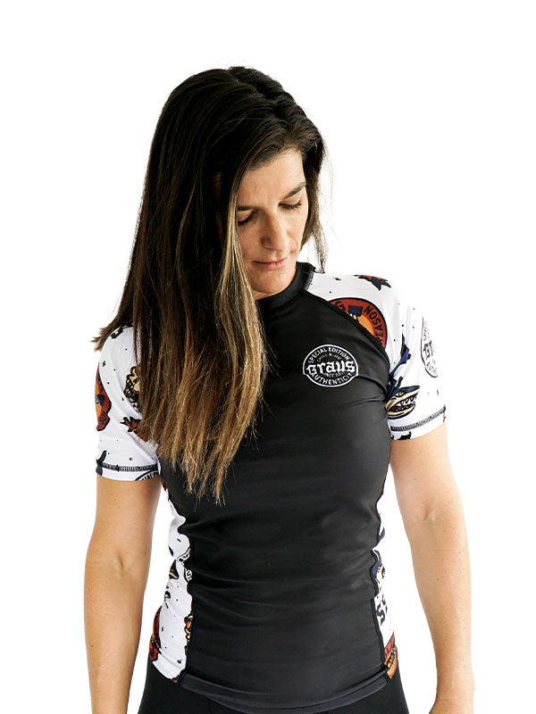 Chill and Jiu No Gi Rash Guard Short Sleeve