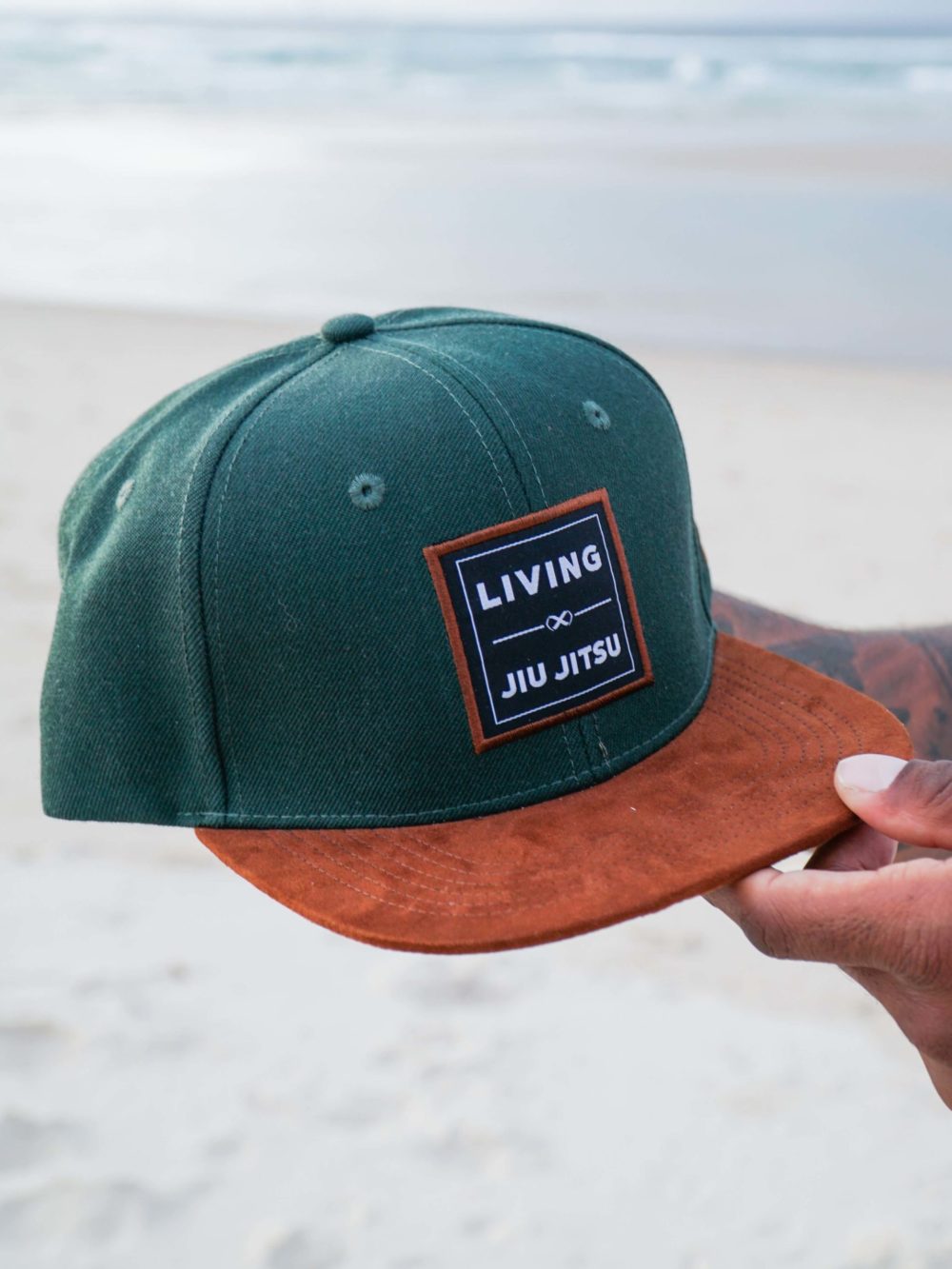 Living Jiu Jitsu Snapback Hat Army Green