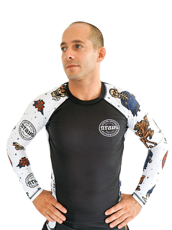 Chill and Jiu No Gi Rash Guard Long Sleeve